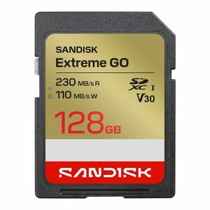 Carte SDXC SanDisk - 128 Go - Classe 10/UHS-I (U3) - V30 - 230 Mo/s en Lecture