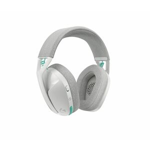 Logitech G321 无线 头戴式 立体声 游戏用头戴式耳机 - 白 - 双声道 - 头戴护耳式 - 1000 cm - Bluetooth/RF - 20 Hz 到 20 kHz - 全向 麦克风