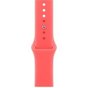Apple Adjustable Smartwatch Band - Medium (M)/Large (L) - Pin-and-tuck Attachment - Bright Guava - Fluoroelastomer