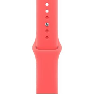 Apple Adjustable Smartwatch Band - Medium (M)/Large (L) - Pin-and-tuck Attachment - Bright Guava - Fluoroelastomer