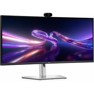 Dell Pro P P3426WEV 34" Class Webcam UW-QHD Curved Screen LCD Monitor - 21:9 - Black - TAA Compliant - 86.6 cm (34.1") Vie