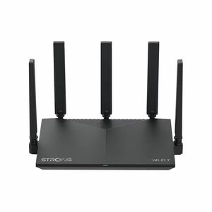 Strong Router WiFi 7, BE3600Mbps Dual-Band, 1 Porta × 2,5 Gbps WAN, 3 Porte LanGigabit , 5*Antenne esterne 3dBi, Compatibi