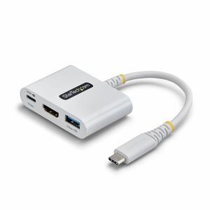 DOCK HUB MULTIPUERTOS USB-C A HDMI - 140W - 4K60HZ - BLANCO