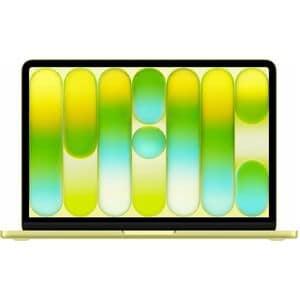 ""MacBook Neo 13 in A18 Pro avec CPU 6 coeurs et GPU 5 coeurs, 8 Go, 512 Go SSD - Jaune Agrume Touch Id (Adaptateur secteu