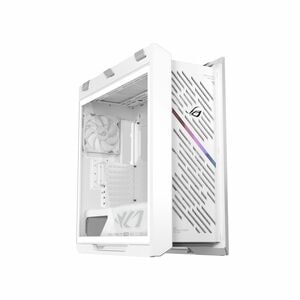 ROG Strix Helios II EATX mid-tower gaming case with dual tempered glass side panels, GPU support for up to 450mm in length