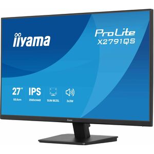 iiyama ProLite X2791QS-B1 27" Class WQHD LED Monitor - 16:9 - Matte Black - 68.6 cm (27") Viewable - In-plane Switching (I