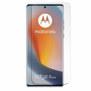 MOBILIS 9H Tempered Glass Screen Protector for Motorola Edge 50 Fusion - Clear - 1 Unit - For P-OLED Smartphone - Scratch 