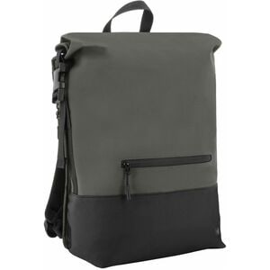TWO-TONE ROLLTOP BACKPACK 14-16 GREY/BLACK 25L