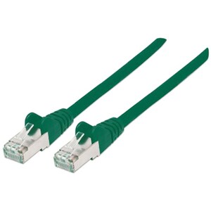 Network Patch Cable, Cat6, 2m, Green, Copper, S/FTP, LSOH / LSZH, PVC, RJ45, Gold Plated Contacts, Snagless, Booted, Lifet