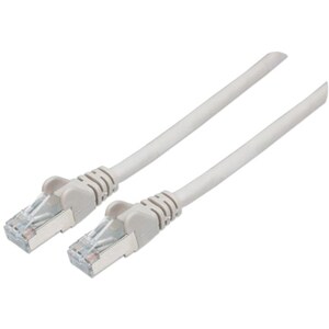 Network Patch Cable, Cat6A, 5m, Grey, Copper, S/FTP, LSOH / LSZH, PVC, RJ45, Gold Plated Contacts, Snagless, Booted, Lifet