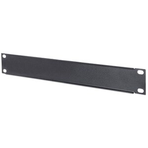 10" Blank Panel, 1U Cover for Unused Space in 10" Cabinet, Metal, Black - SPCC - Jet Black - 1U Rack Height - 44.5 mm Heig