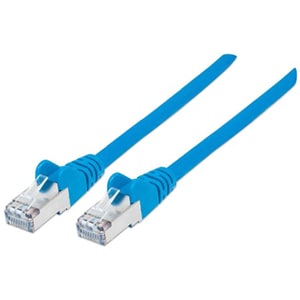 Network Patch Cable, Cat6A, 10m, Blue, Copper, S/FTP, LSOH / LSZH, PVC, RJ45, Gold Plated Contacts, Snagless, Booted, Life