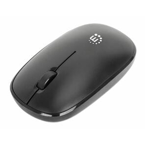 MW3050 Wireless Optical Mouse, Black, 1200dpi, 2.4Ghz (up to 10m), USB, Ambidextrous, Three Button with Scroll Wheel, USB-