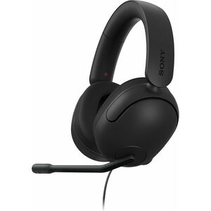 INZONE H3 Wired Over-the-head Stereo Gaming Headset - Black - Binaural - Circumaural - 35 Ohm - 10 Hz to 20 kHz - 120 cm C
