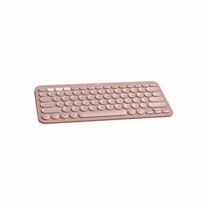 罗技PEBBLE KEYS 2 K390无线键盘 粉色