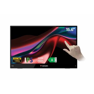 Verbatim LIGHT 16" Class LCD Touchscreen Monitor - 16:9 - 10 ms - 15.6" Viewable - Capacitive - 10 Point(s) Multi-touch Sc