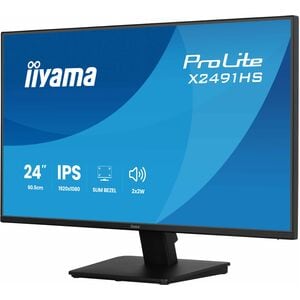 iiyama ProLite X2491HS-B1 24 Zoll Klasse Full HD LED-Monitor - 16:9 Format - Mattschwarz - 60,5 cm (23,8 Zoll) Viewable - 