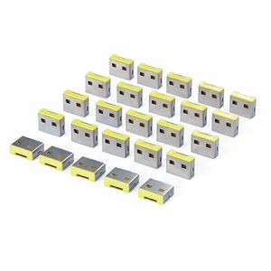 StarTech.com USB Port Blocker Plug - 25 Pack - Desktop for Notebook, Computer, Office, Classroom - Plastic