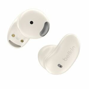 Belkin SoundForm Anywhere True Wireless Ohrhörer, Offenes Design Stereo Ohrhörerset - Crème - Binaural - In-Ear - Bluetoot