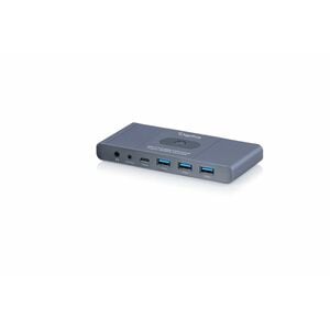 Digitus USB-C 3.0 HDMI KVM-Switch, 2-Port, 4K60Hz, Core Line. Video Porttyp: HDMI, USB-Stecker: USB Typ-C, USB Typ-A, USB-