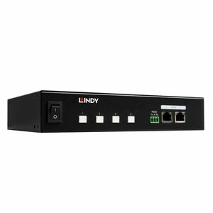 LINDY PDU - Geschaltet, Metered - IEC 60320 C14 - 4 x IEC 60320 C13 - 10 A - 120 V AC, 230 V AC Eingang