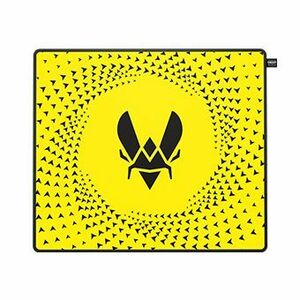 CHERRY XTRFY GP5 Large Gaming Mouse Pad - Vitality - 400 mm x 460 mm x 4 mm Dimension - Yellow - Rubber - Anti-slip - Mouse