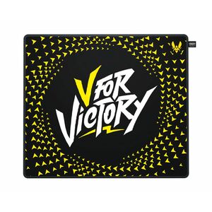 CHERRY XTRFY GP5 Large Gaming Mouse Pad - Vitality - 400 mm x 460 mm x 4 mm Dimension - Black - Rubber - Anti-slip - Mouse