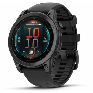 Garmin fēnix E Smartwatch - Slate Grigio, Acciaio, Nero Colore della struttura - Acciaio inox Materiale della struttura - 