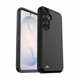 Strike Rugged Case for Samsung Galaxy S26 (Black) - For Samsung Galaxy S26 Smartphone - Black - Drop Resistant, Shock Resi