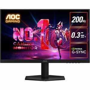 AOC 23.8IN 24G42E FHD 1920X1080 180HZ 1MS IPS 16:9 W-LED GAMING MONITOR HDMI/DP EARPHONE IN TILT VESA100X100 3 YEARS WARRANTY