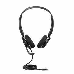 Jabra Engage 50 II Wired Over-the-head, On-ear Stereo Headset - Black - Microsoft Teams Certification - Binaural - Supra-a