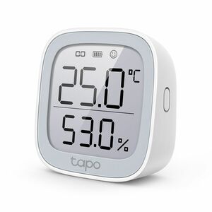 Tapo Smart Temperature & Humidity Monitor - Weather Station - Temperature, Humidity - Wireless LAN - Desktop, Wall Mountab
