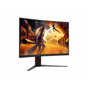 AOC AGON CQ32G4 32" Class WQHD Curved Screen Gaming LCD Monitor - 16:9 - Black, Red - 31.5" Viewable - Fast Vertical Align