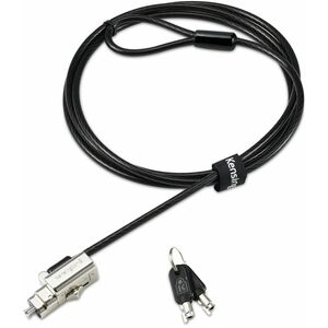 Kensington Universal Cable Lock For Notebook - TAA Compliant - 182.88 cm (72") Cable - Keyed Lock - Silver - Carbon Steel 