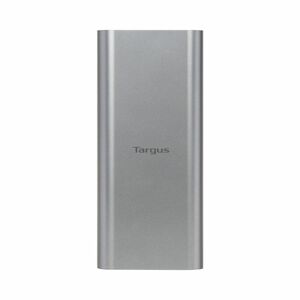 Targus Power Bank - Silver - For Notebook, Tablet, Smartphone - Lithium Ion (Li-Ion) - 24000 mAh - USB Type-C Connector - 