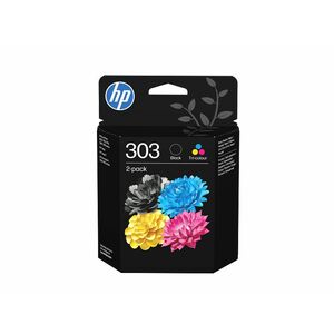 HP 303 Tintenstrahl Tintenpatrone - Schwarz, Dreifarbig - Original - Kombipack - 2 Pack