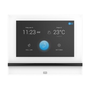 2N Intercom Sub Station - White - Cable - Desktop, Flush Mount