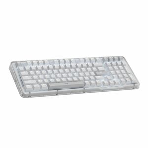 Logitech K98M Plus 键盘 - 袖珍的 - 有线/无线 连接 - A 型 USB 接口 - 英文（美国） - QWERTY 布局 - 珍珠白 - 机械 按键开关 - Bluetooth/RF - 10 m - 2.40 GHz 