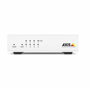 AXIS D8004 4 Ports Ethernet Switch - Fast Ethernet - 10/100Base-TX - 2 Layer Supported - 62.50 W Power Consumption - 60 W 