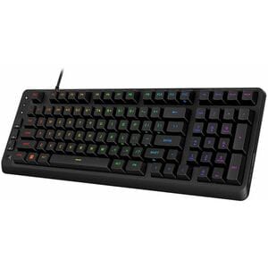HyperX Eve 1800 Gaming Keyboard - Compact - Cable Connectivity - USB Type A Interface - RGB LED - English (US) - Black - M