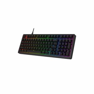 HyperX Origins 2 1800 Gaming Keyboard - Compact - Cable Connectivity - USB Interface - RGB LED - English (US) - Black - Li