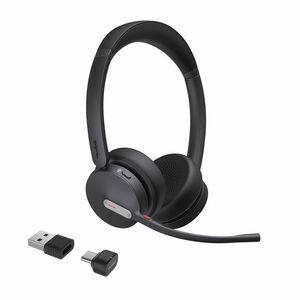 Yealink BH70 Wireless Over-the-head Stereo Headset - Black - Microsoft Teams Certification - Binaural - Supra-aural - 5000