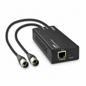 LINDY Audio-Decoder - Schwarz - Funktionen: Audio-Decoder - Netzwerk (RJ-45) - USB - Monitor, Audioverstärker, Mixer