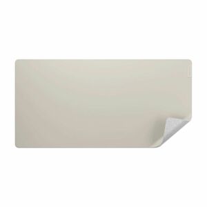Alogic Desk Pad - 740 mm Length - Vegan Leather, Felt - White