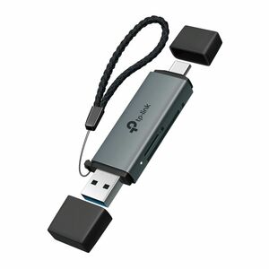 TP-Link UA430D Flash Drive/Flash Card Reader - USB 3.0 Type C - 1.95 TB Flash Drive - microSD, SD, SDHC, SDXC, microSDHC -