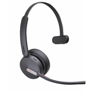 Yealink BH70 Wireless Over-the-head Mono Headset - Microsoft Teams Certification - Monaural - Supra-aural - 5000 cm - Blue