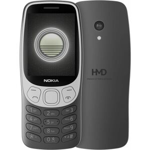 Nokia 3210 128 MB Feature Phone - 6.1 cm (2.4") TFT QVGA 240 x 320 - Cortex A71 GHz - 64 MB RAM - 4G - Grunge Black - Bar 