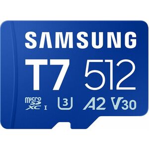 ""Carte microSDXC Samsung MB-MB512T - 512 Go - Classe 10/UHS-I (U3) - V30 - 170 Mo/s en Lecture""
