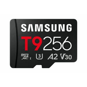 ""Carte microSDXC Samsung MB-MH256T - 256 Go - Classe 10/UHS-I (U3) - V30 - 200 Mo/s en Lecture - 130 Mo/sSpaceen Écriture""