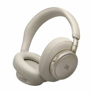JBL Live 780NC Wired/Wireless Over-the-head, Over-the-ear Stereo Headset - Sand - Binaural - Circumaural - Bluetooth - 32 